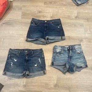 3 pairs of shorts for($15.00)